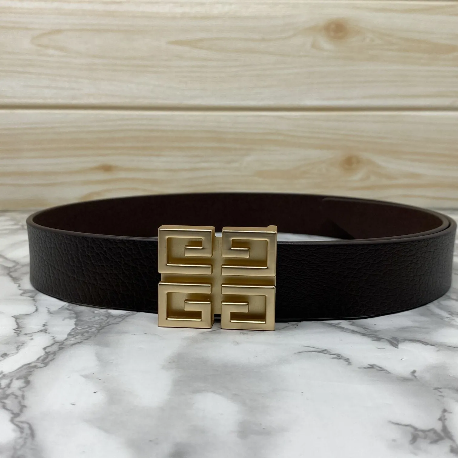 Square Section Leather Strap Belt-JonasParamount