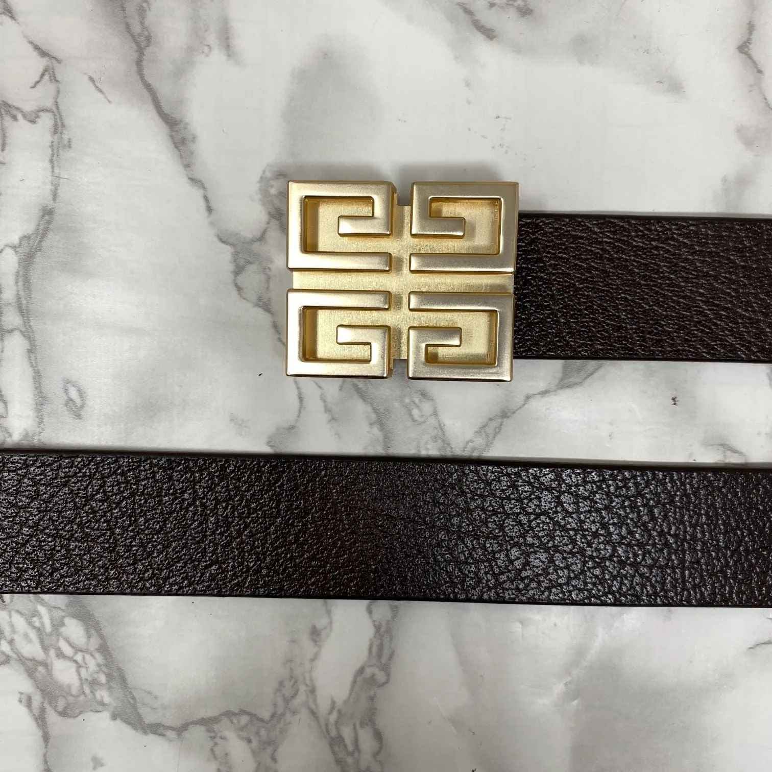 Square Section Leather Strap Belt-JonasParamount