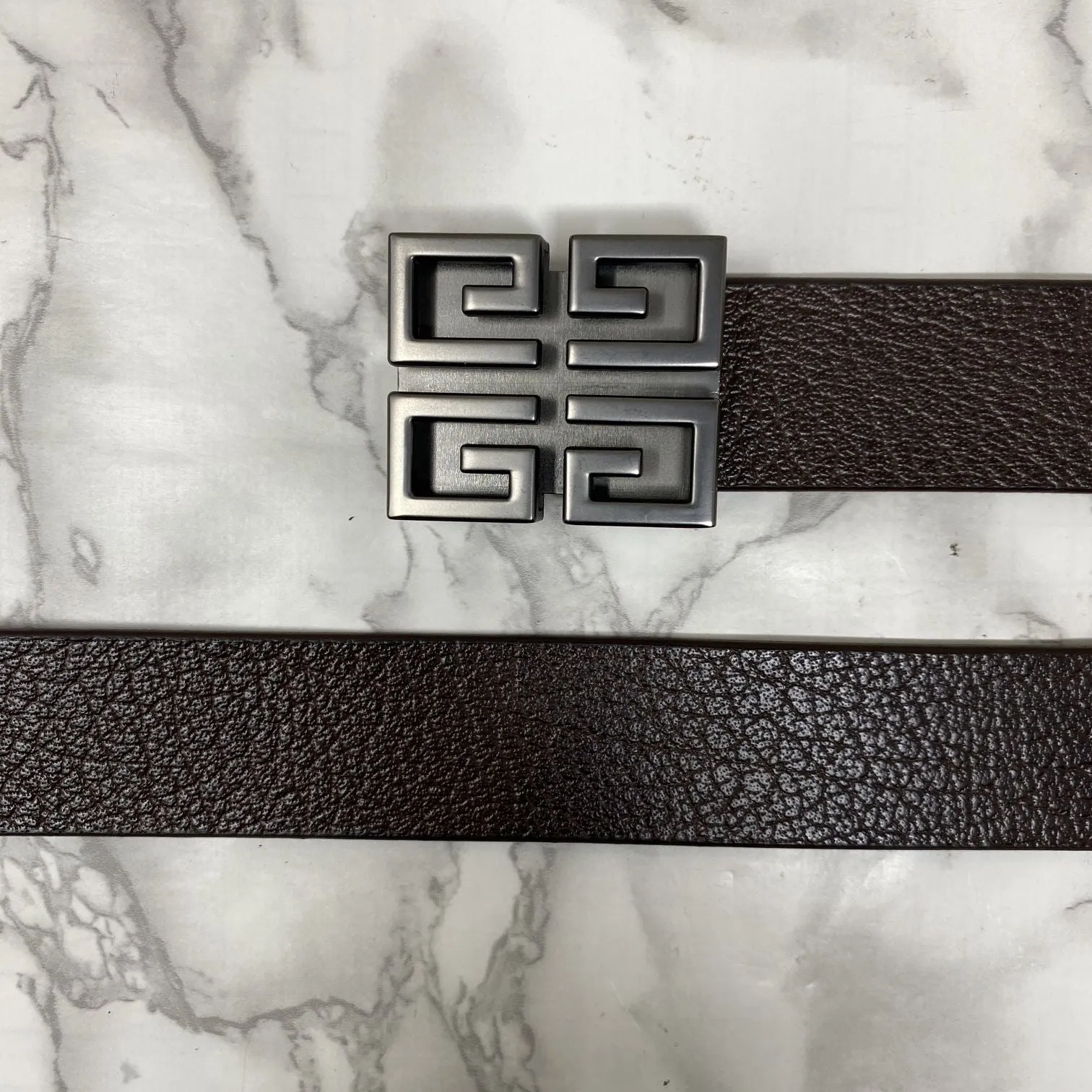 Square Section Leather Strap Belt-JonasParamount