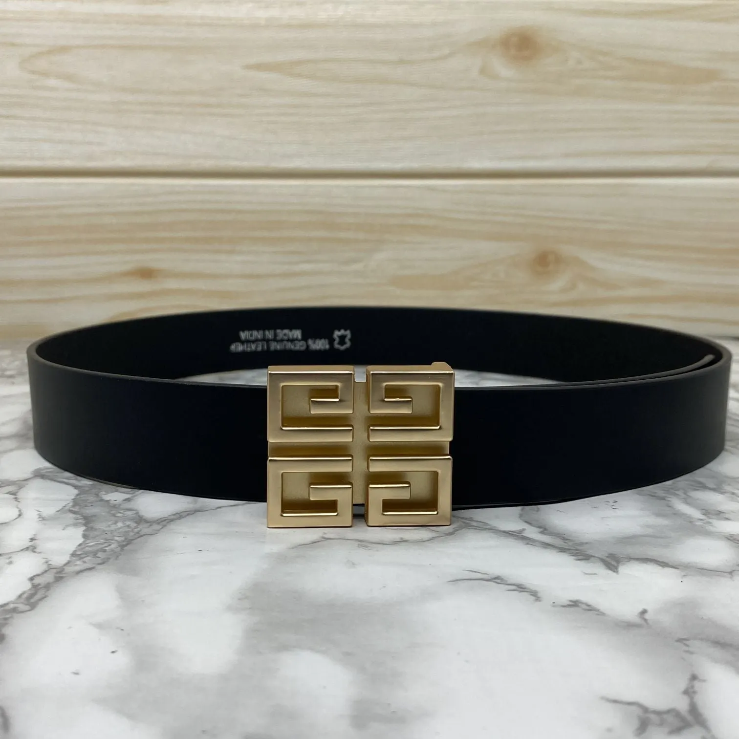 Square Section Leather Strap Belt-JonasParamount