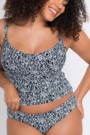 Sundown Tankini Black Print- CS025407