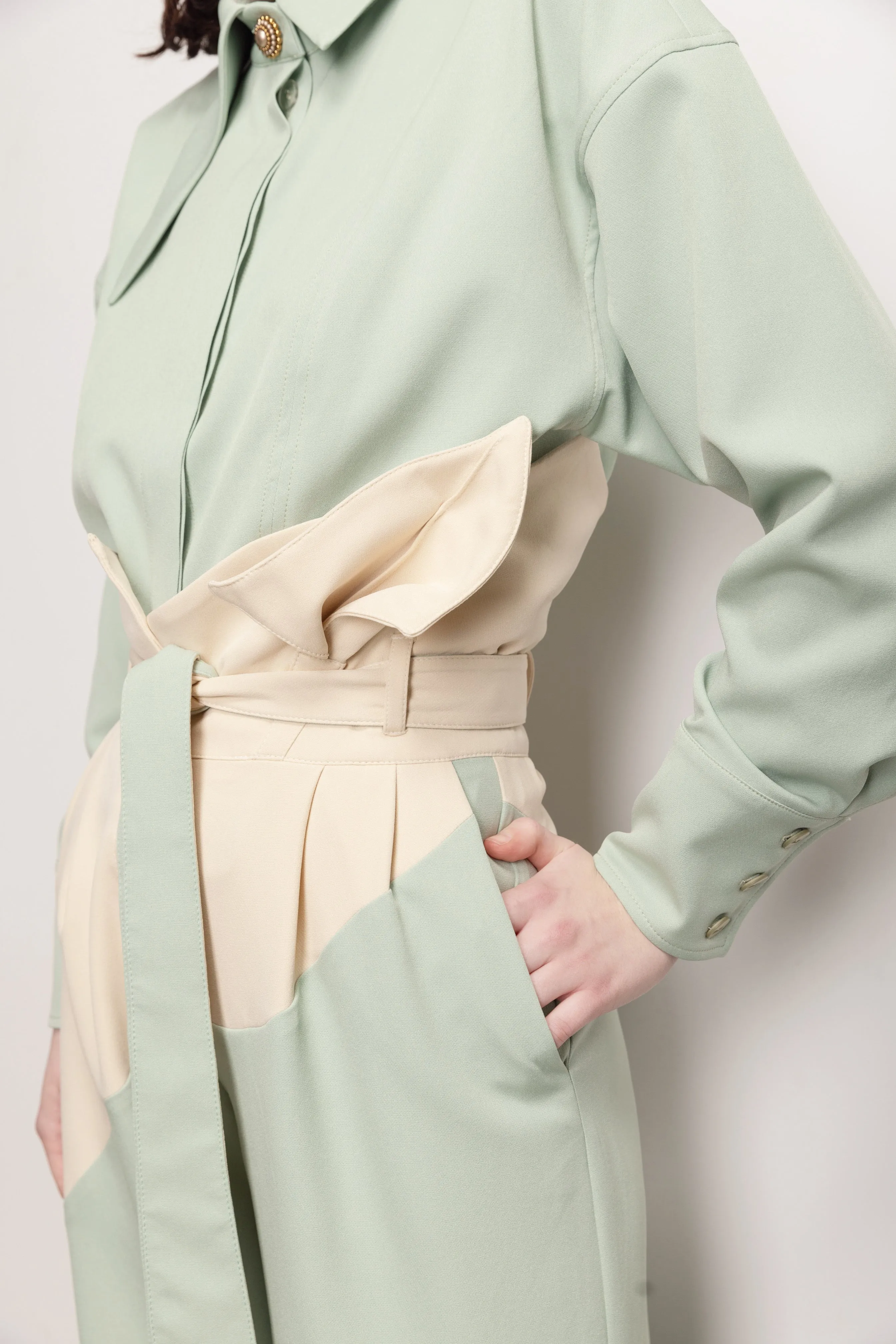 Tailored Relaxed Shirt Mint Green