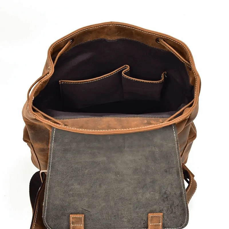 The Hagen Backpack | Vintage Leather Backpack