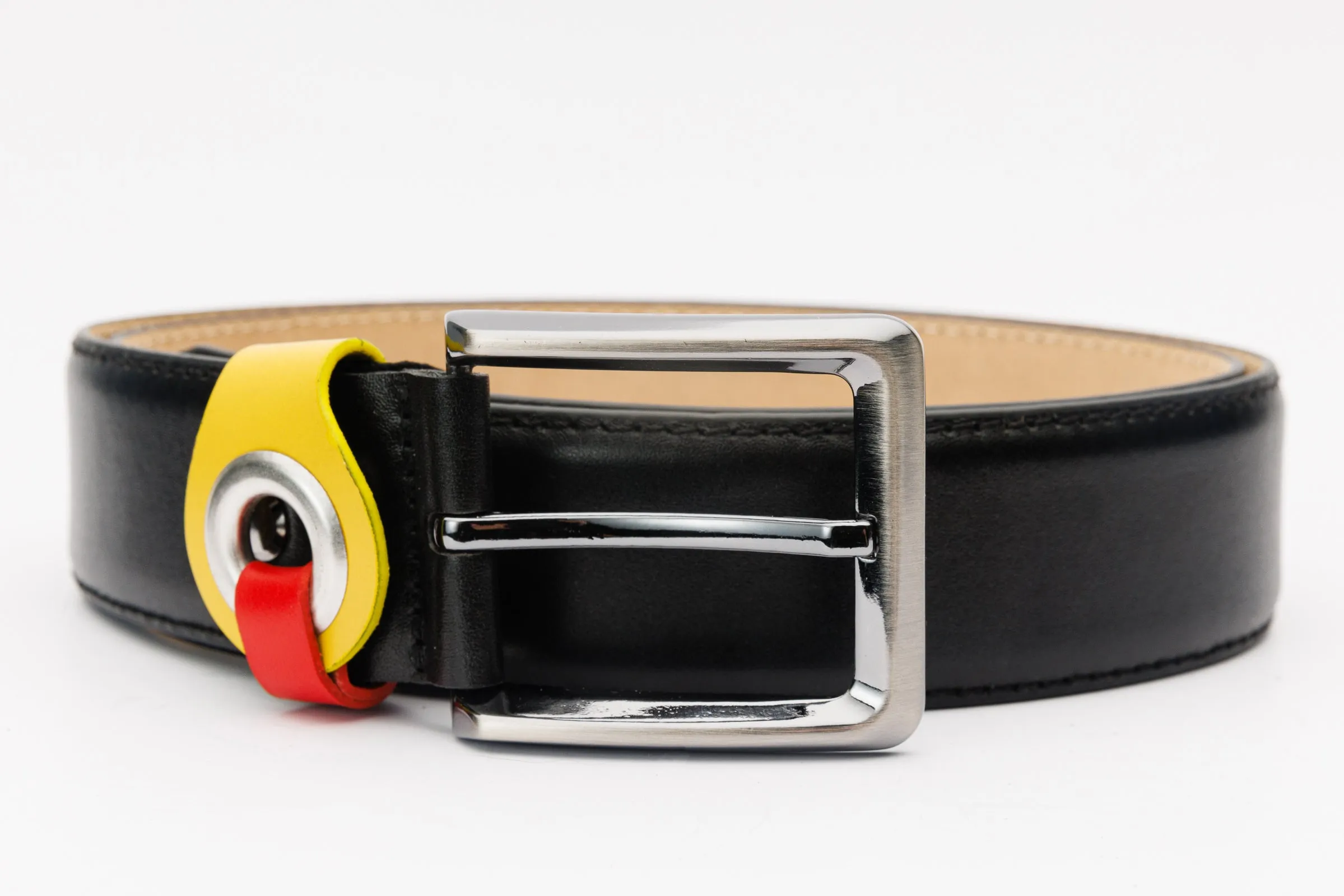 The Jackie Black Leather Belt