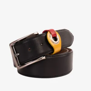 The Jackie Black Leather Belt