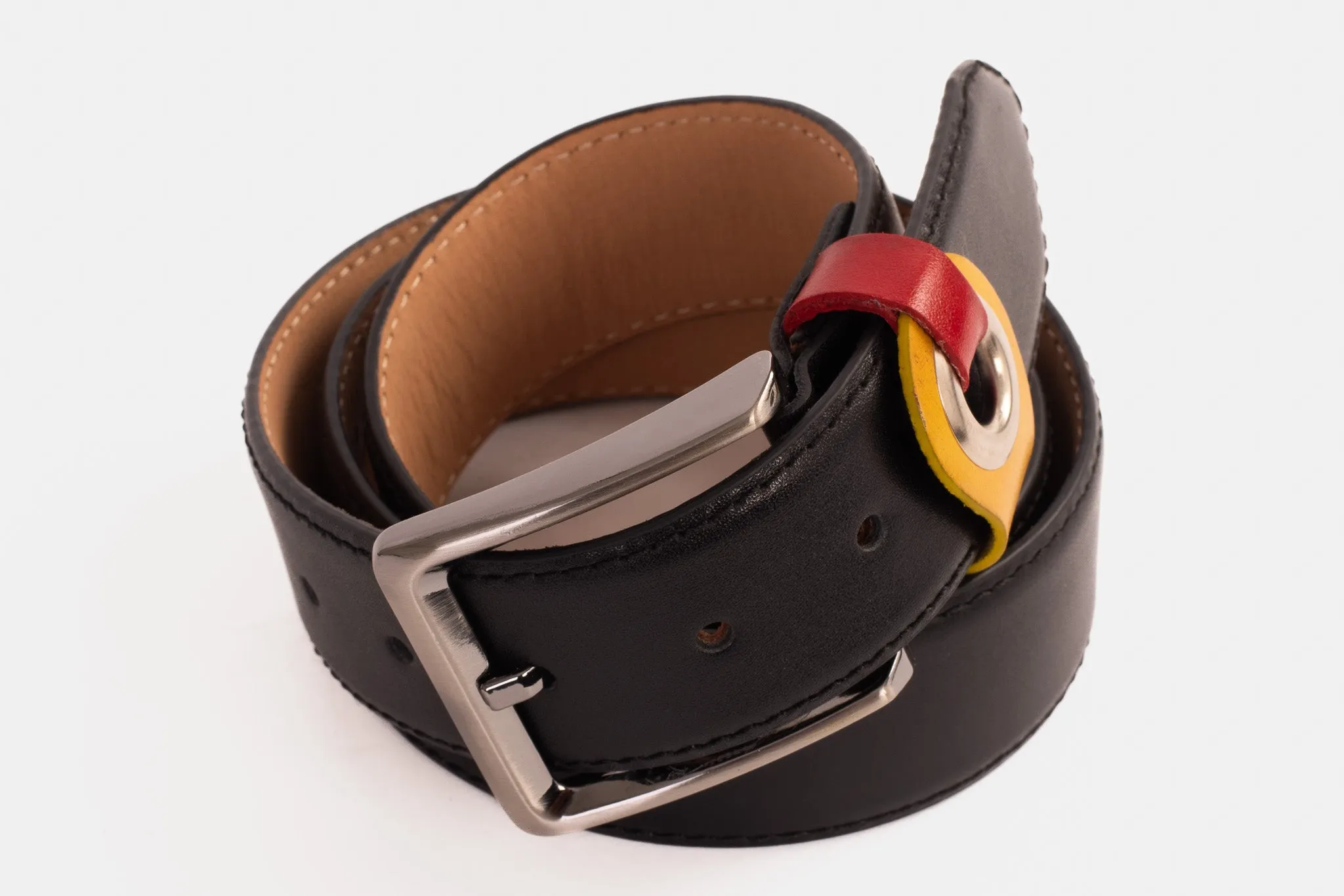 The Jackie Black Leather Belt