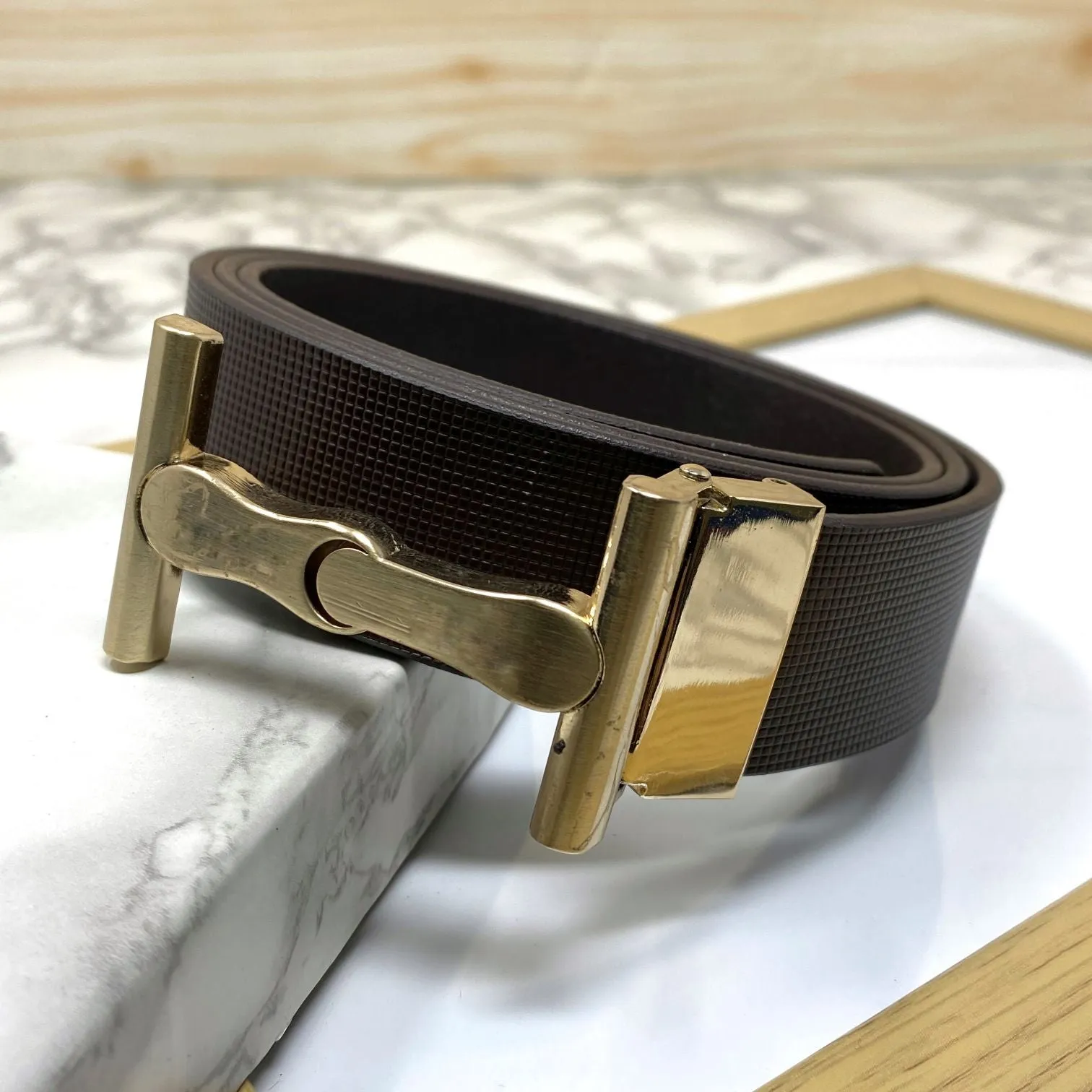 Vintage Design Leather Strap Belt-JonasParamount