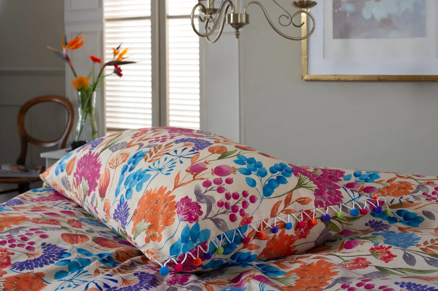 Vintage Floral Printed Soft Cotton Duvet Set