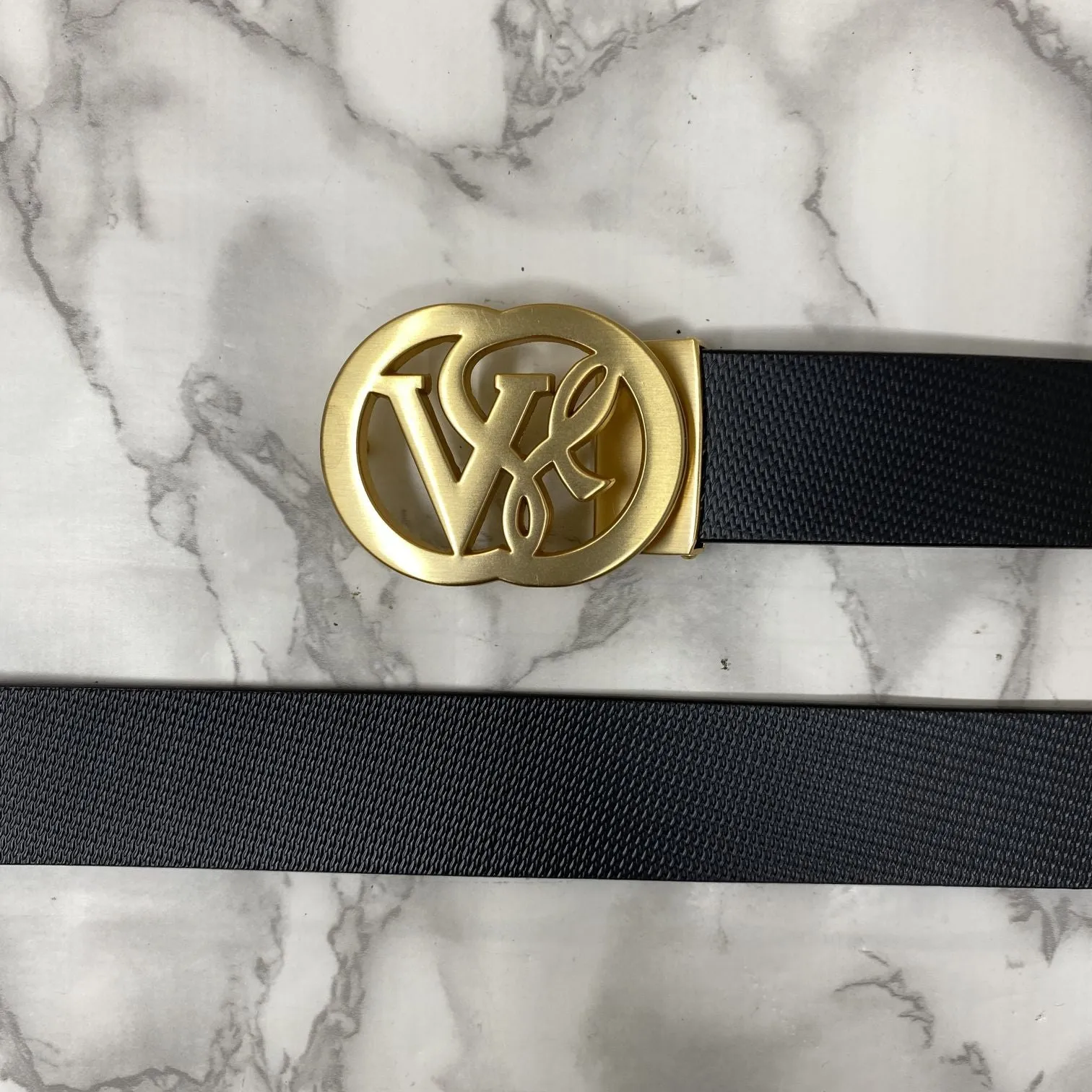 VSL Round Pin Buckle With Leather Strap-JonasParamount