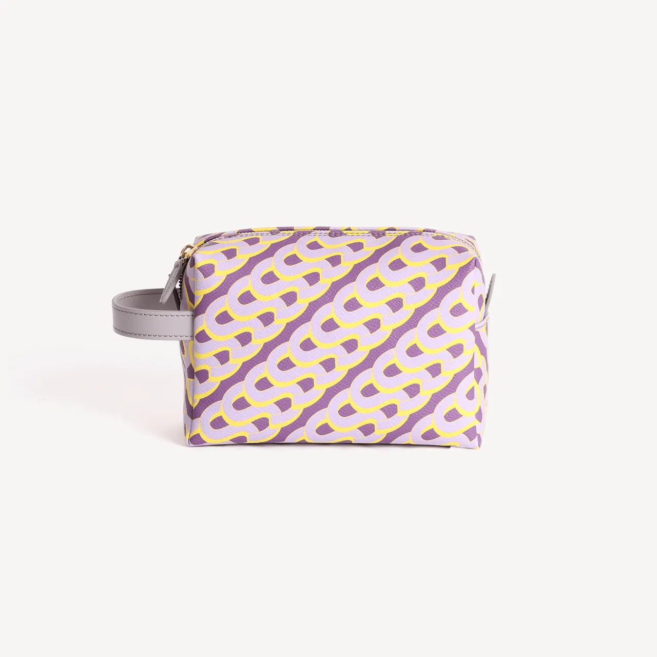 Washbag Medium Monogram Print - Yellow & Lilac